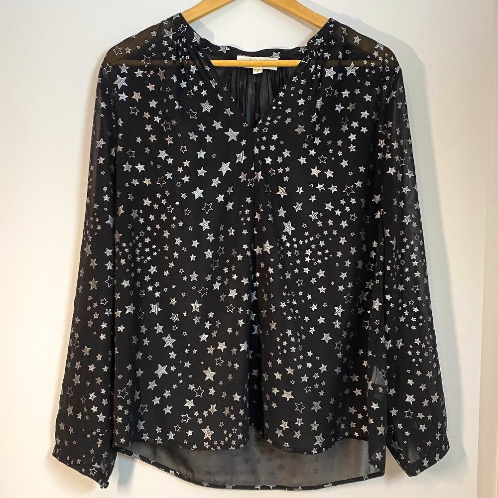 Vince Camuto Star Print Blouse ( New without tags)